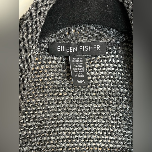 Two Eileen Fisher Short Sleeve Knit Cardigans Size Medium - Picture 9 of 16